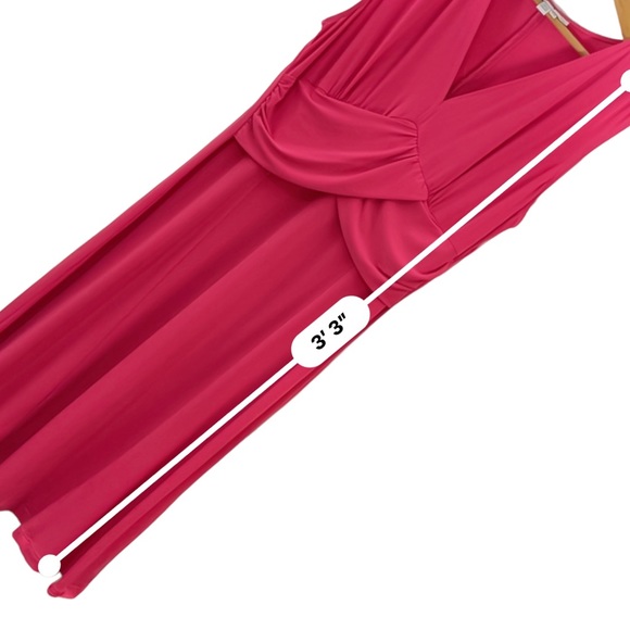 Lana‎ Lee Petite Pink Midi Vintage Dress, size Medium, EUC - Picture 6 of 13